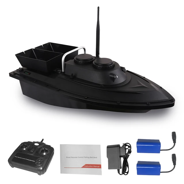 D11 Remote Control Boat Double Motors 1.5kg Loading 500m RC Bait Boat Fishing Finder 2 Led Lights Fixed Speed Fishing Tools Toys