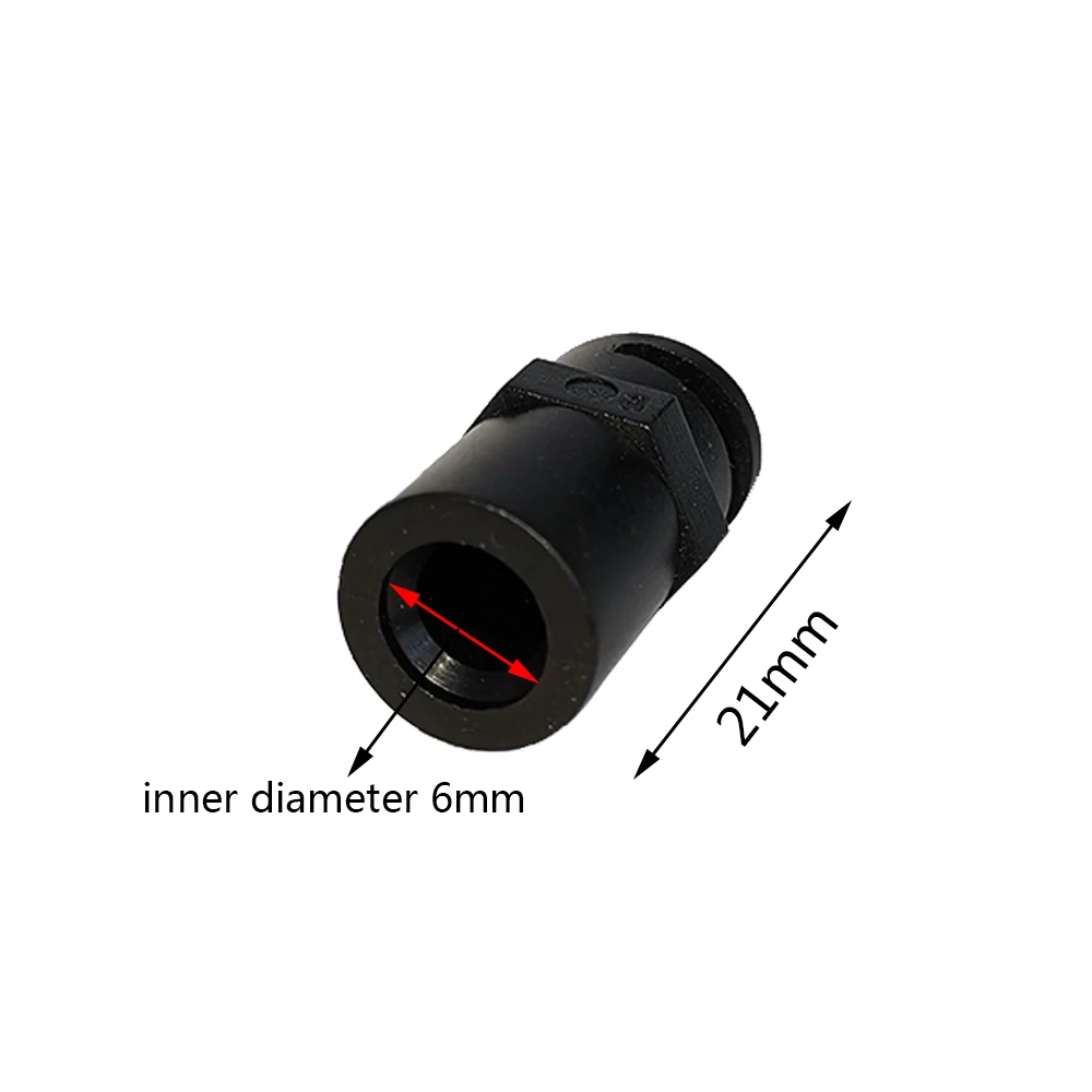 10Pcs 6mm Interface Refraction Nozzle Garden Agriculture Irrigation Plastic 180 Degree Misting Sprinkler Greenhouse Sprayer