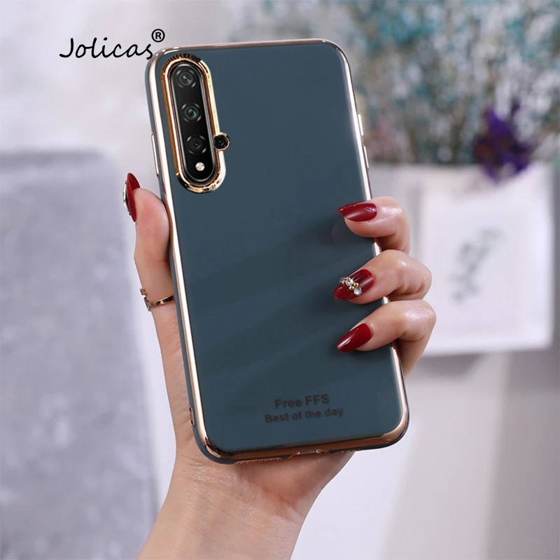 Милый Мягкий Силиконовый протектор для estuche Huawei Nova 5 Защита Мрамор Ajax armor Чехлы