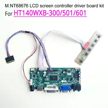 

For HT140WXB-300/501/601 M.NT68676 display controller drive card HDMI DVI VGA LED laptop panel 1366*768 LVDS 40Pin WLED 14" kit