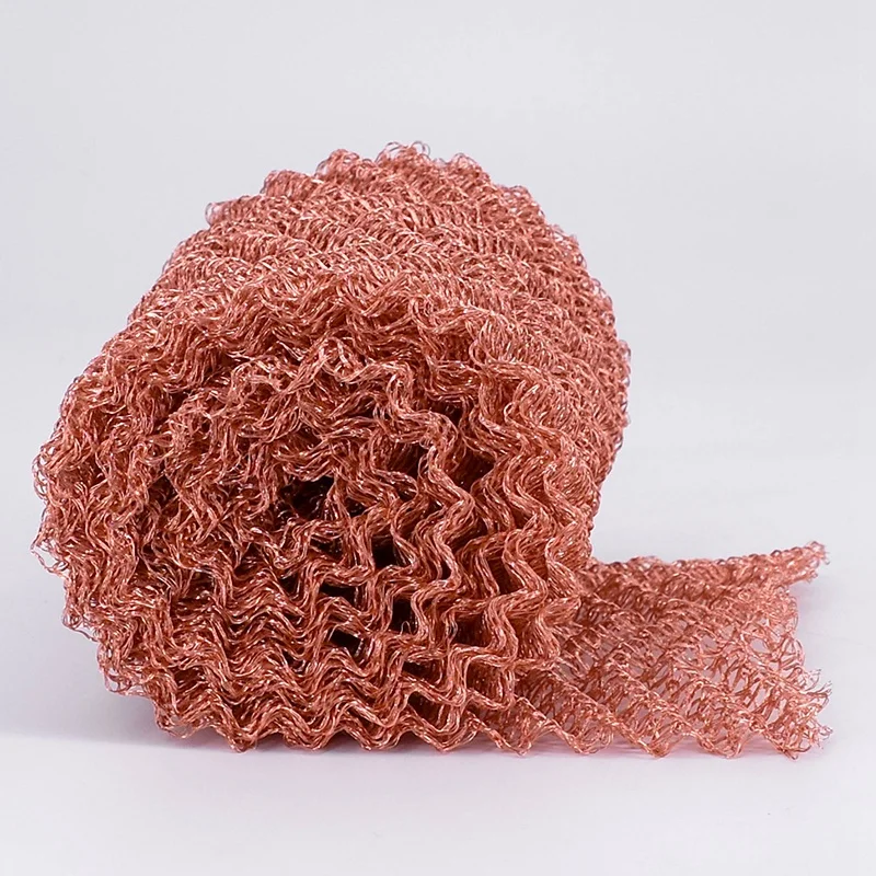 4 Wires Pure Copper Mesh Woven Filter Sanitary For Distillation Moonshine Home Brew Beer 100Mm Width
