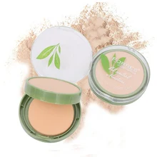 Натуральный прессованный порошок водонепроницаемый анти-пот лицо прессованная пудра осветляет кожу контроль масла финишная пудра Макияж лица