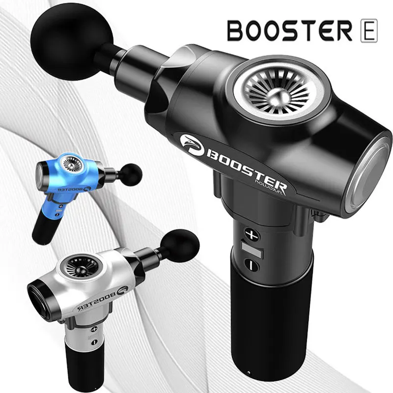 

2019 Now low noise Booster E Muscle Massage Gun Exercising Muscle Pain Relief Body Relaxation Deep Tissue Massager Therapy Gun
