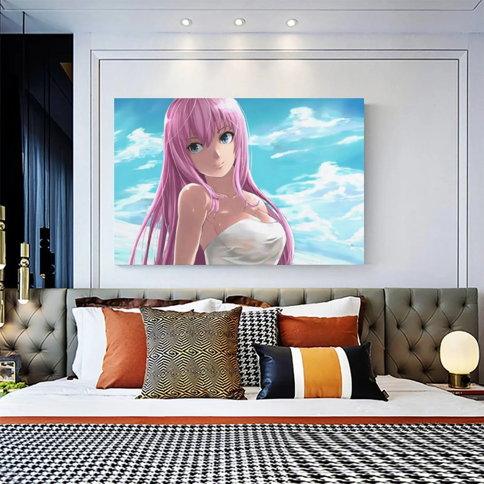 Vocaloid Megurine Luka сексуальный горячий аниме девушка холст плакат Настенная картина