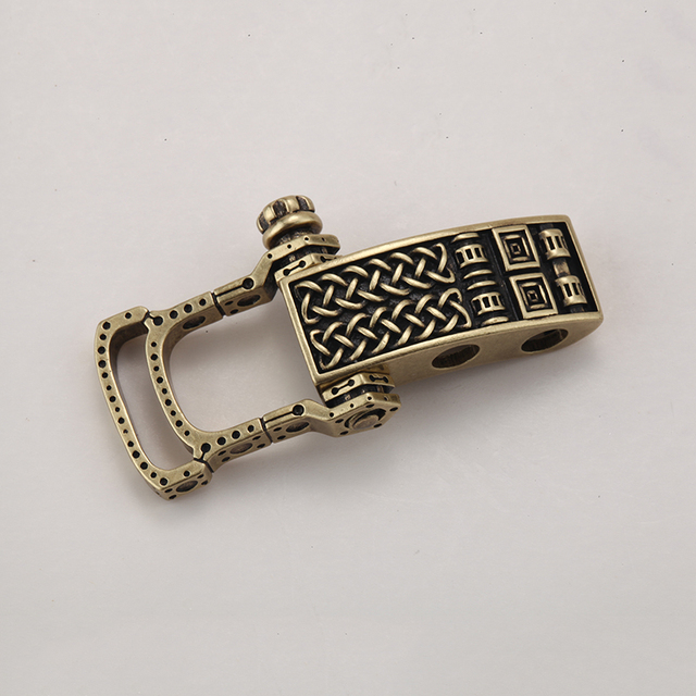 Beads for Jewelry Making Supplies Gold Vintage Spacer hooks & Clasps Copper Diy Bracelet Accessories Big Hole