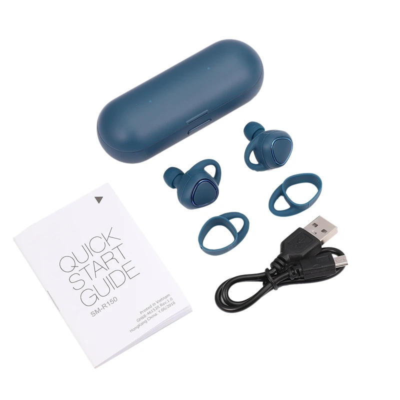 Mini In Ear Earbud Dual Ear Wireless Bluetooth for Samsung Gear IConX SM R150 Cord Free Earbuds Sport Music HIFI Earphone
