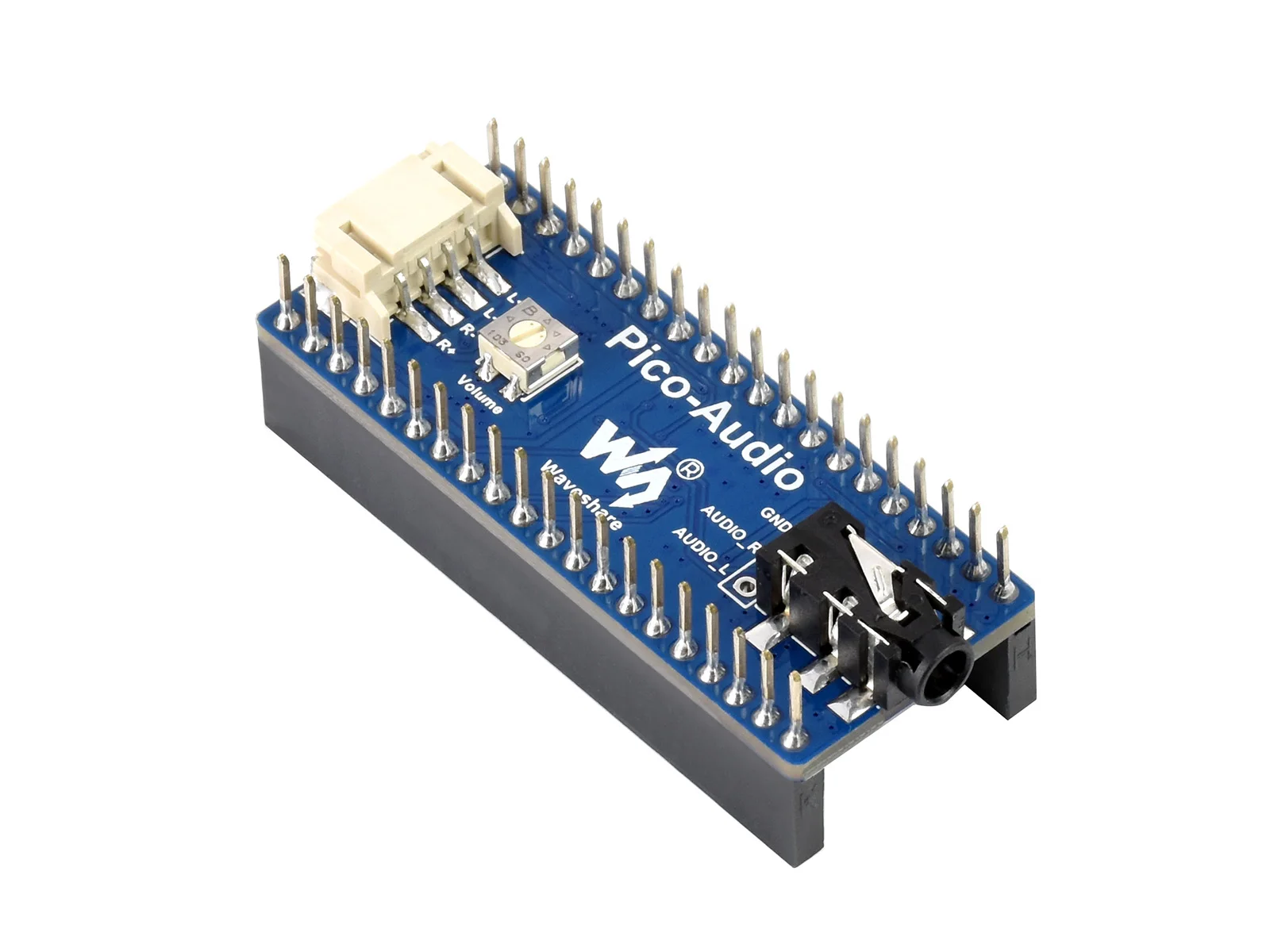 Módulo de Expansão de Áudio para Raspberry pi Pico Fone de Ouvido e Saída de Sinal de Alto-falante ao Mesmo Tempo Quadro demonstração - Imagem 3