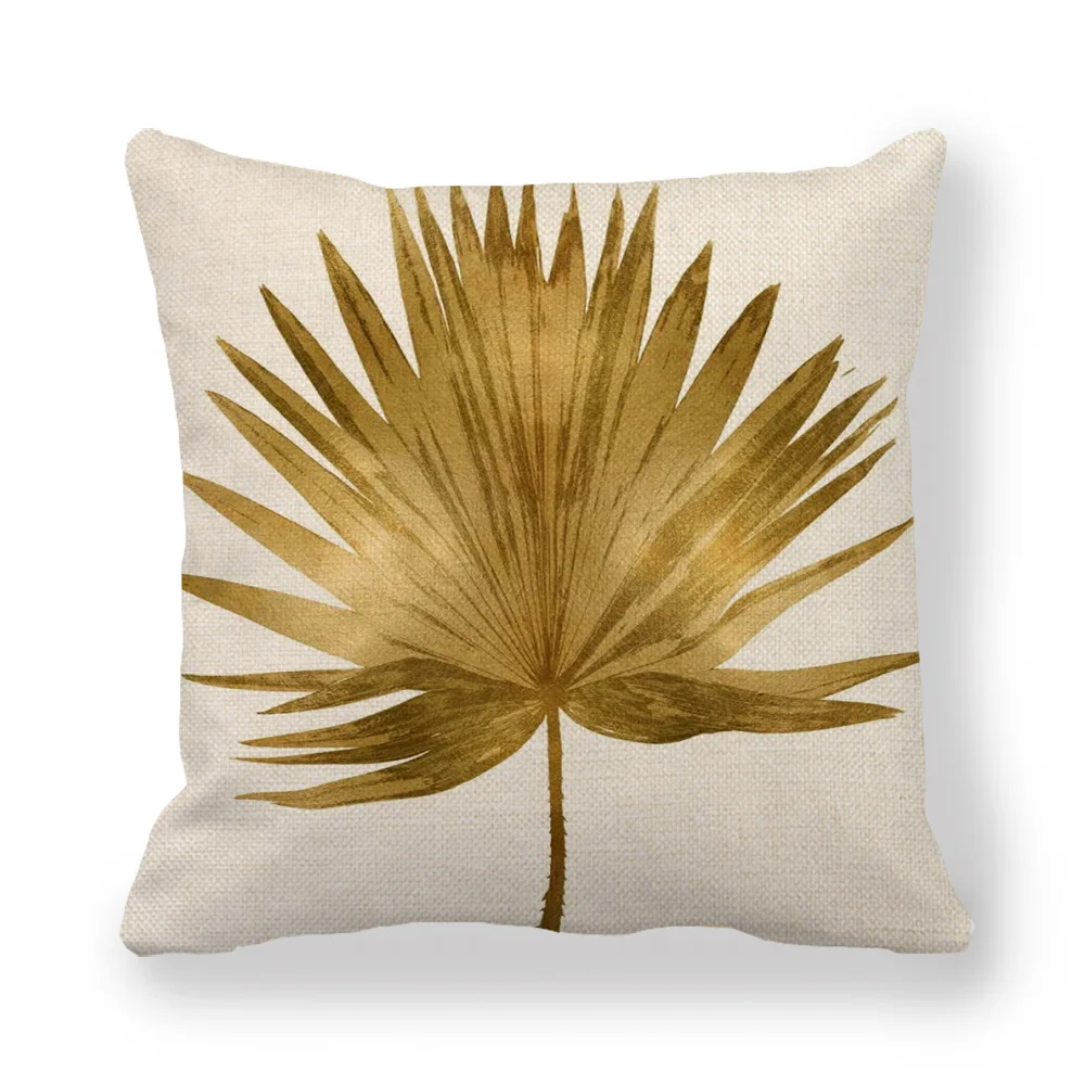 8 Sofa decorative pillowcase plant series pillow case living room decorative flowers fruit printed linen pillowcase450x450mm - Цвет: 8