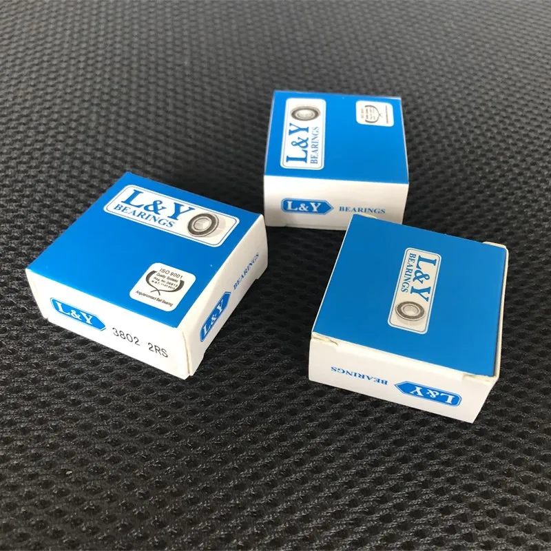 10 шт. высокоскоростной подшипник 3800 3801 3802 3803 3804 3805 3806 3807 3808-2RS двухрядные Радиально-упорные шариковые подшипники