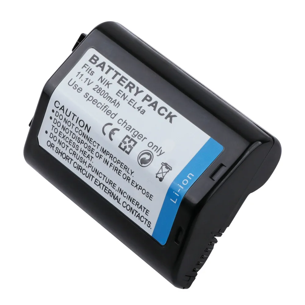 RP 11.1V 2800mAh EN-EL4 EN EL4 EN-EL4a ENEL4a Camera Battery Bateria Akku for Nikon D2H D2Hs D2X D2Xs D3 D3S F6 MH-21 Cameras
