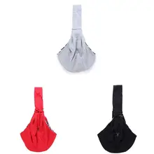 Нерегулируемая подкладка внутри сумка для домашних животных сплошной цвет с кольцевой пряжкой прочная сумка для переноски домашних животных