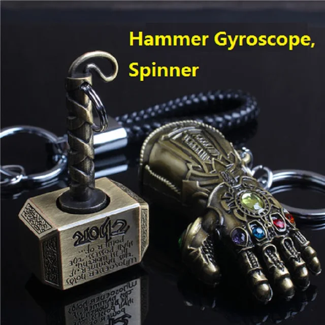 Bludgeon Metal Spinning Top Hammer Alloy Decompression Spinners Toy Most Sold Novelties Antistress for Children Fidget Toys Gift 2
