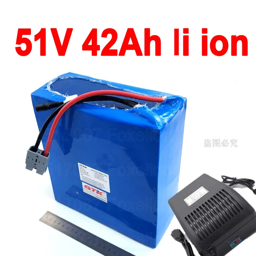 Gtk 51 8v 42ah リチウムイオンバッテリーなし 51v 40ah 52v14s Bms リチウムイオンのための 48v スクーター電動自転車漁船清浄度車 5a 充電器 Replacement Batteries Aliexpress