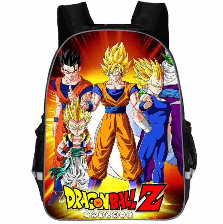 Dragon Ball рюкзак Ультра инстинкт Гоку Z Вегета супер Saiyain повседневные школьные сумки для маленьких мальчиков и девочек подростков Mochilas Bolsa - Цвет: as picture