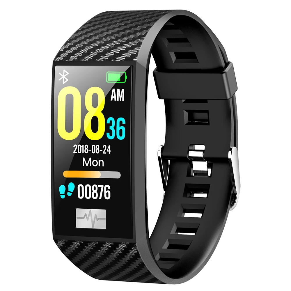 

DT58 Smart Horloge Kleur Touch Screen Bloeddruk Hartslagmeter Sport Armband IP67 Waterdichte Fitness Tracker Polsband