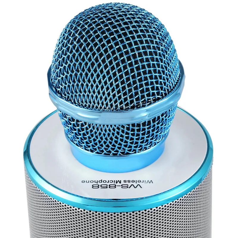NEW-Wireless Karaoke Microphone Portable Bluetooth mini home KTV for Music Playing and Singing Speaker Player Selfie PHONE PC