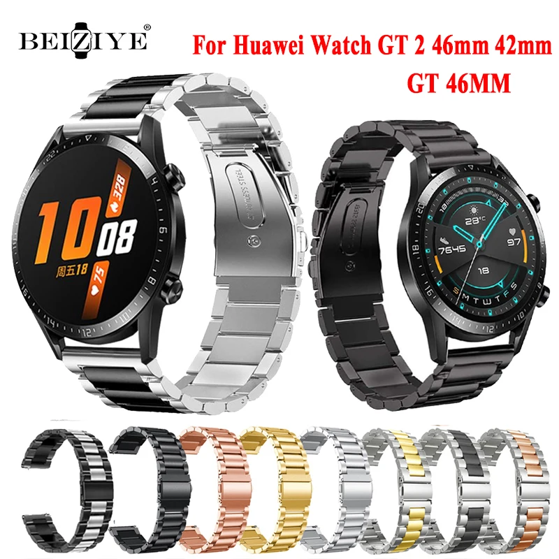 Correa Original para Huawei Watch GT2, correa de Metal de 22mm