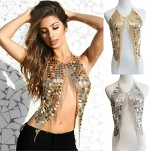 Женские топы с блестками без рукавов, Прозрачная Футболка, блузка, Клубная одежда, интимные аксессуары