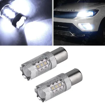 

1PC 80W 12-24V 1156 Chip High Bright LED Reverse Lights BA15S Turn Signals Light High Power P21W LED Rear Tail Bulbs