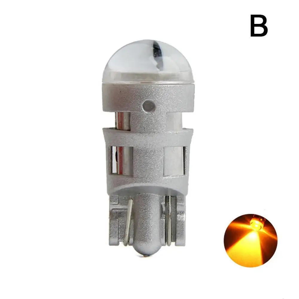 2 шт w5w светодиодный T10 Светодиодный лампочки Canbus 30301 SMD 3014 для Стоянкы Автомобилей Автомобиля сигнальный фонарь, интерьерная карта Потолочные плафоны дневные ходовые огни 12V Белый Амер яркий - Испускаемый цвет: Цвет: желтый