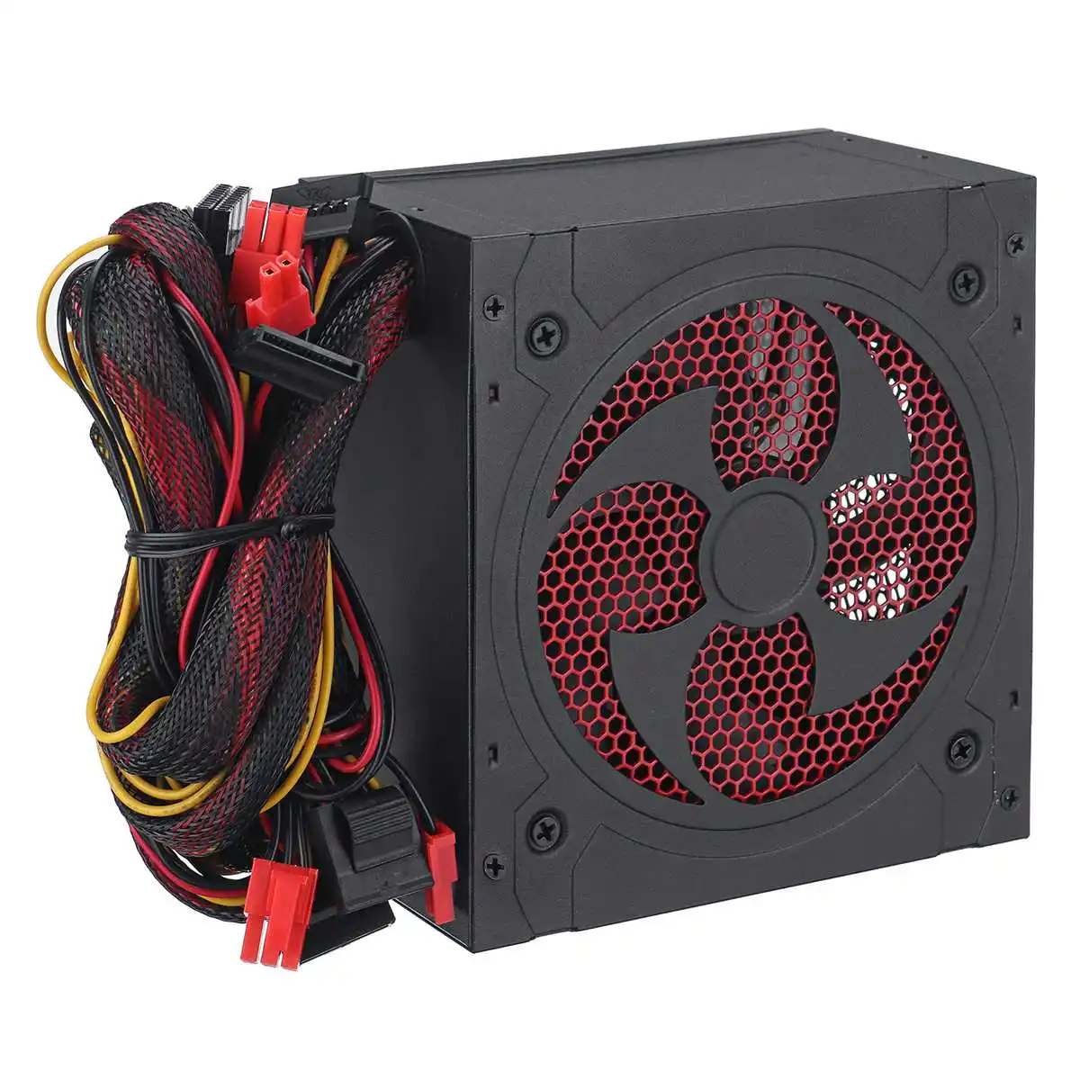 Новый 1000 Вт блок питания PFC тихий вентилятор ATX 20pin 12 в ПК компьютер SATA игровой для