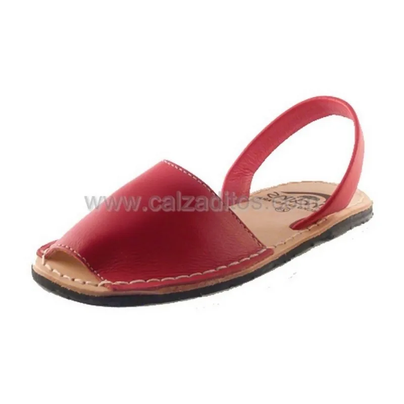 Menorquinas, Ibicencas, Abarcas, Red Avarcas De Nens