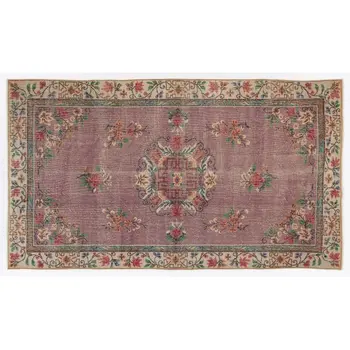 

Handmade Natural Vintage Turkish Area Rug 166x298 Cm-5'5''X9'9''
