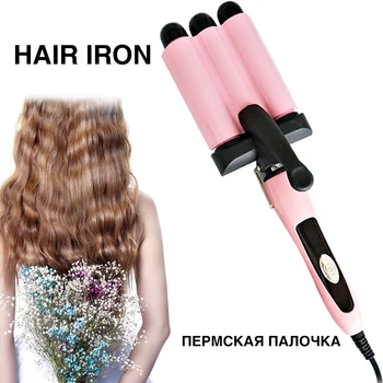 

Professional Hair Curling Iron Automatic Tousle Curler Hair Curlers Iron For Wave Hair Curler Curling Barrel Iron Styling Tools
