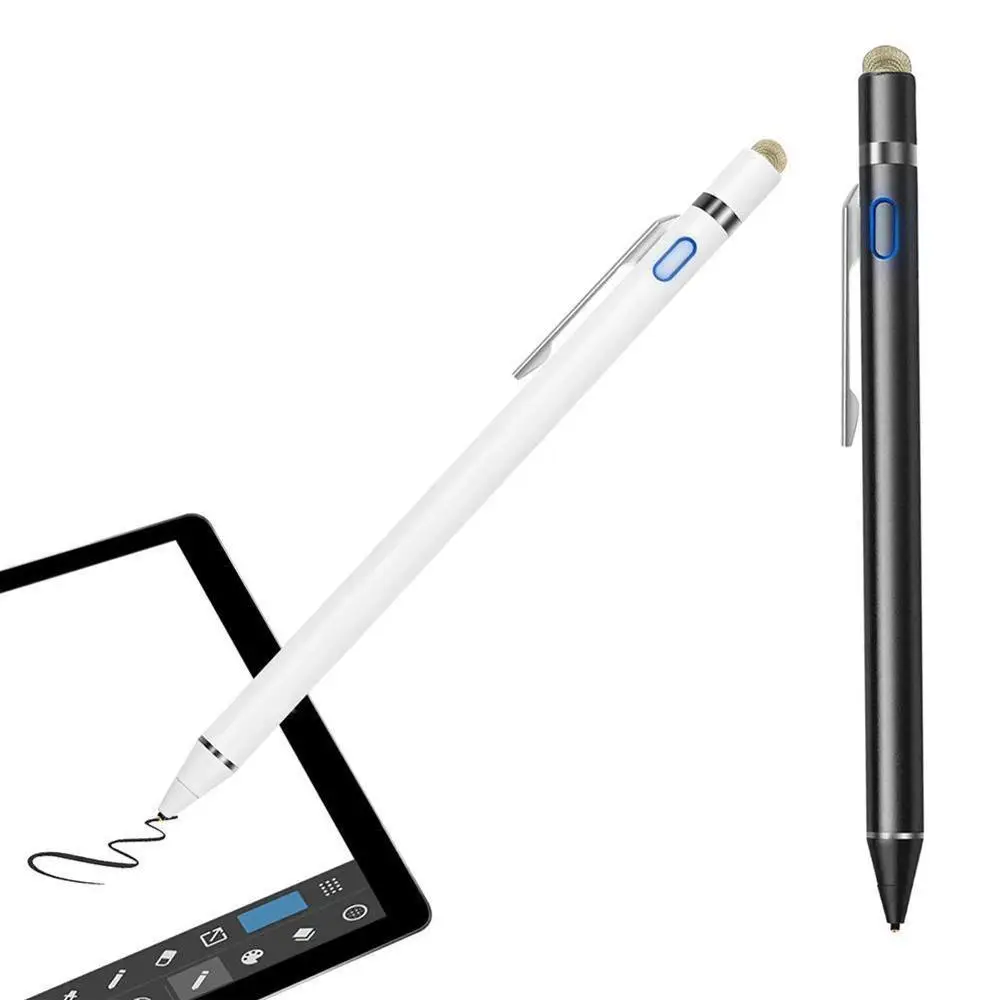 

Universal Active Stylus Pen WIth Clip for iPad Apple Pencil 1 2 IOS Stylus for Android Tablet Pen Pencil for iPad Huawei Samsung