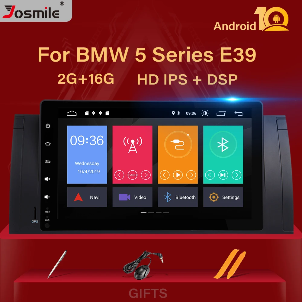 Автомобильный радиоприемник IPS DSP Android 10 для BMW X5 E53 E39 5 серии мультимедиа GPS стерео