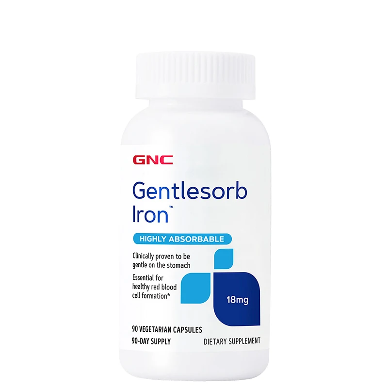 

Free shipping gentliesorbIron 18 mg 90 vegetarian capsules
