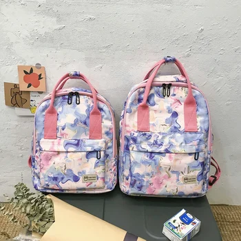

Backpack Casual Women School Backpack Ulzzang Women Backpack Multi-pocket School Bag For Teenagers Girls Mochilas Female Ins