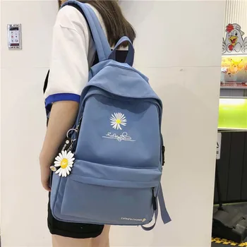 

Ladies Backpack Single Shoulder Bag Designer Black Preppy Style School Bags For Teenagers Mochilas Anti Theft Backpack Plecak
