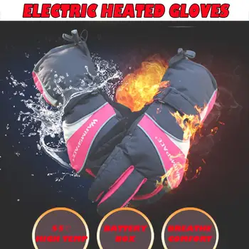 

Electric Heated Gloves Ski Motorcycle Heated Gloves Winter Hand Warmer guantes moto motos motocicleta guantes