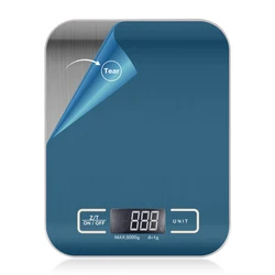 Mini 10/5/3kg escalas de cozinha de aço inoxidável que pesam para o equilíbrio postal da dieta do alimento que mede escalas eletrônicas da precisão do lcd