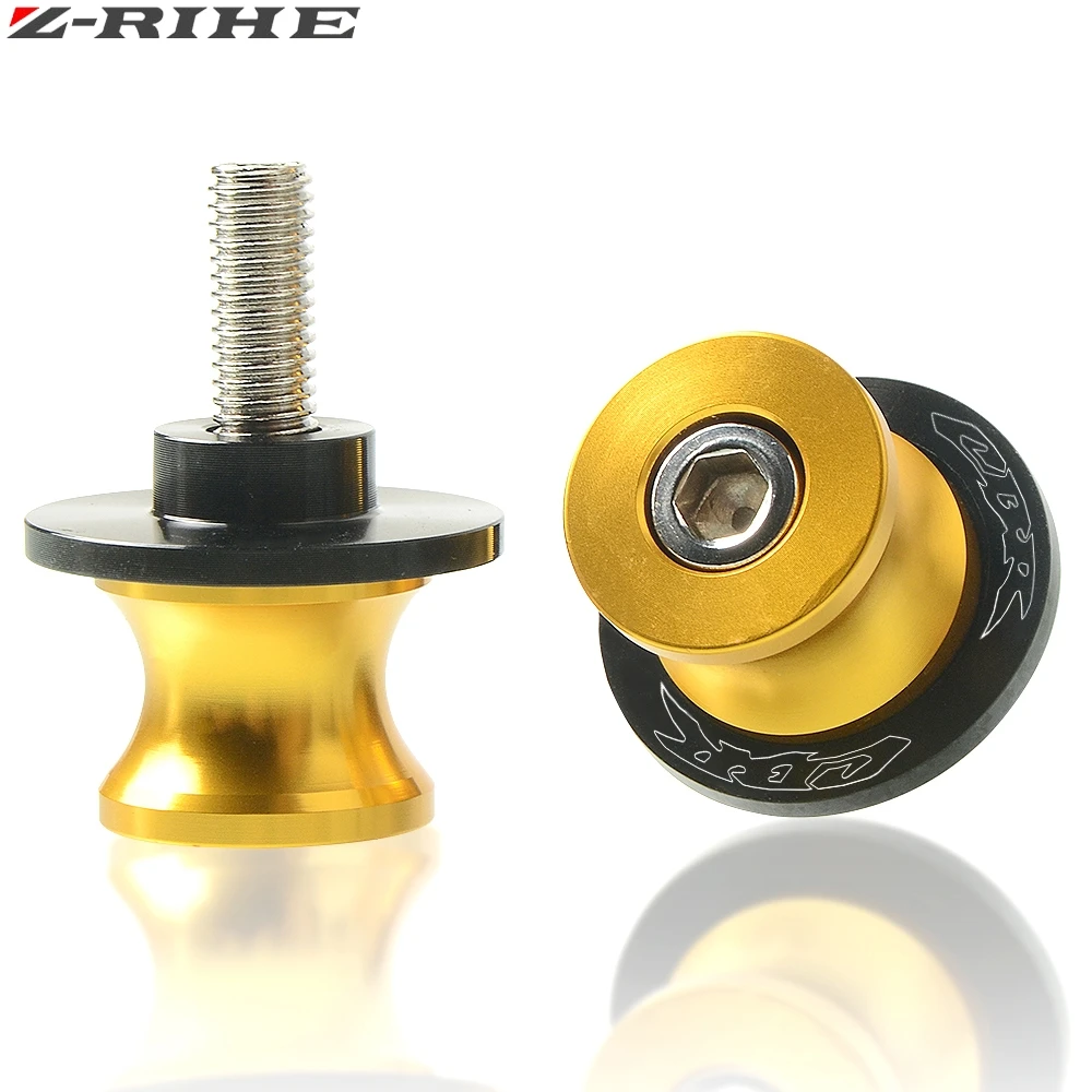 8mm Gold Для Honda CBR 1000RR CBR 600RR F2, F3, F4, F4i CBR650F/CB650F 8 мм аксессуары для мотоциклов Стенд маятник Катушки слайдер стенд винт - Цвет: 8mm Gold