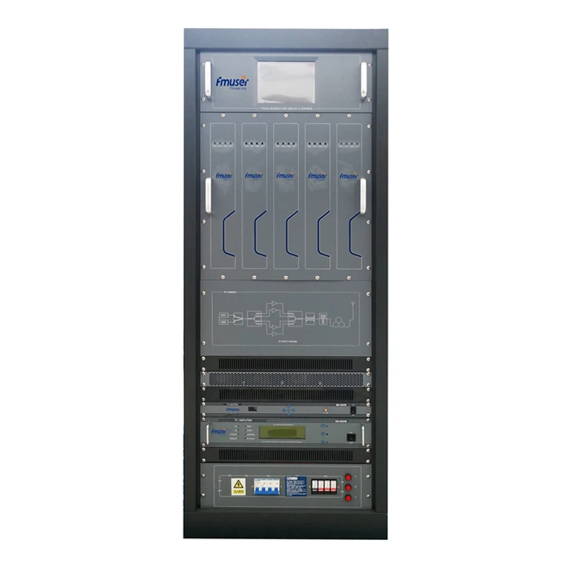 FMUSER FU-518A 10000W 10KW аналоговый VHF UHF TV передатчик горячего подключения для
