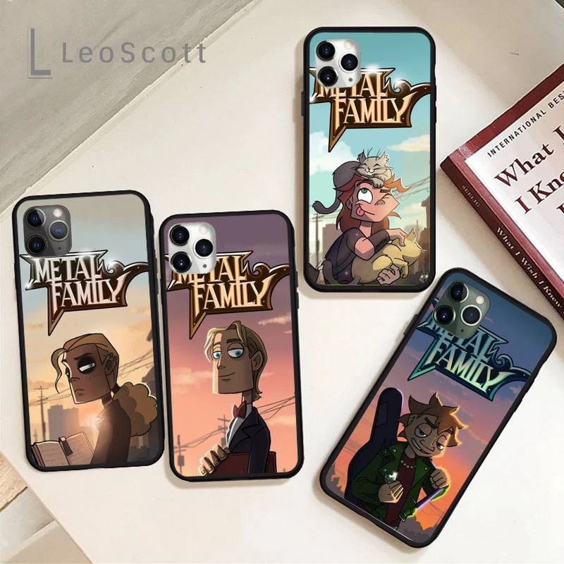 iphone 7 silicone case metal family Phone Case for iPhone 11 12 mini pro XS MAX 8 7 6 6S Plus X 5S SE 2020 XR iphone 8 phone cases