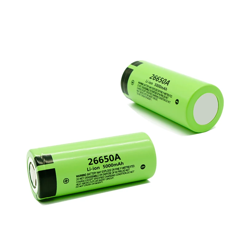 Panasonic аккумулятор для Panasonic 26650A 3,7 V 5000mAh высокой емкости 26650 литий-ионная аккумуляторная батарея