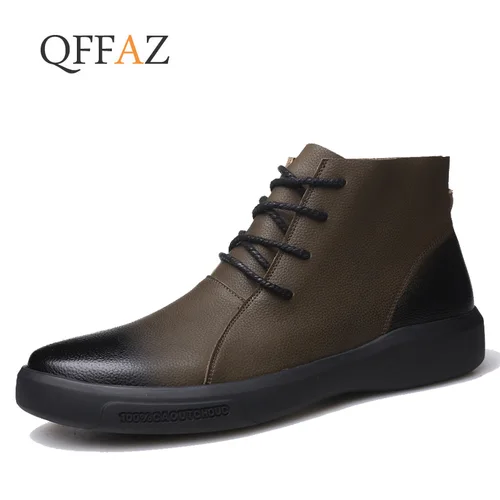 강렬한 겨울 추위를 견뎌내는 QFFAZ 남성용 첼시 부츠: 스타일과 편안함의 완벽한 조화 추천