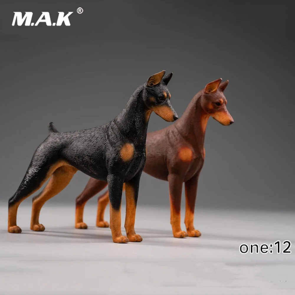 Сбор запасов 1/12 масштаб экшн фигура аксессуар Jxk022 Dobermann животное черный/коричневый кожа модель для фанатов подарки