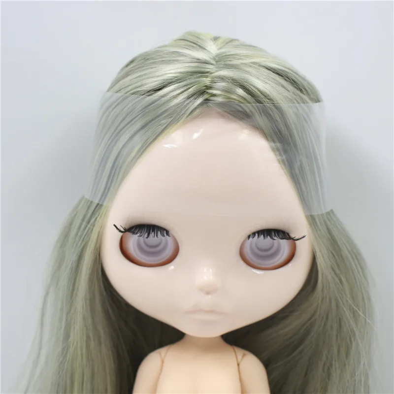 Ледяная Обнаженная кукла Blyth 1/6 шарнирное тело зеленые волосы без век резные губы индивидуальные лицо суставы тела. № BL1049/2352