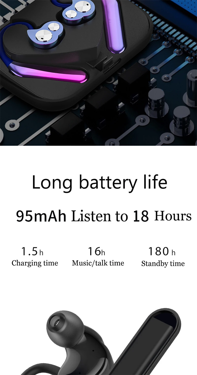 Смарт 5,0 беспроводные Bluetooth наушники водонепроницаемые наушники HD стерео наушники с шумоподавлением игровая гарнитура для iPhone xiaomi
