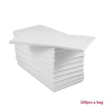 

100pcs Disposable Paper Tissue Single Layer Dust-free Napkin Paper 30x43cm for Restaurant Home Hotel