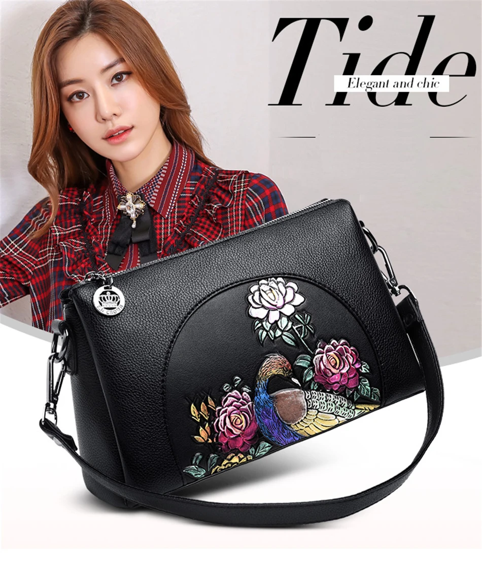 Китайский стиль моды Sac основные роскошные сумки дизайнерские Цветочные женские сумки на плечо женские сумки через плечо для женщин Bolsa