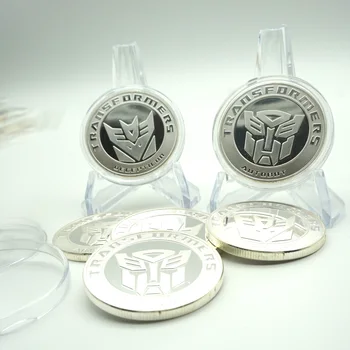 

2pcs/Lot America Moive Super Hero Silver Plated Coins Collectibles Holder Challenge Coin New Yeas Birthday Cartoon Gifts