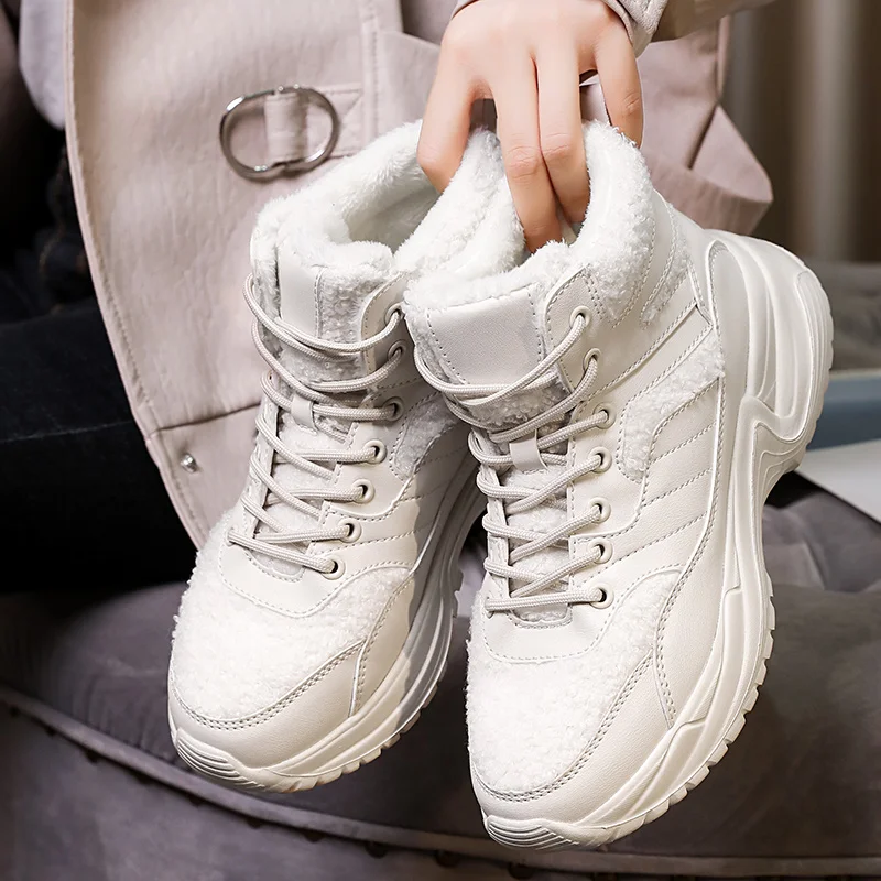 Г. Зимние высокие женские походные ботинки Уличная обувь для скалолазания спортивные горные Зимние ботильоны на платформе