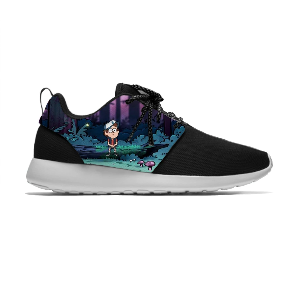 

Falls Anime Gravity Hot Fashion Humor Kids Running Shoes Cartoon Funny Breathable Lightweight Sport Sneakers Boys Girls Children