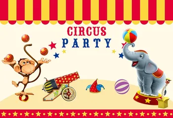 

Vinyl Circus party Photography Background baby shower Party Photocall Backdrop newborn Children Photo Studio