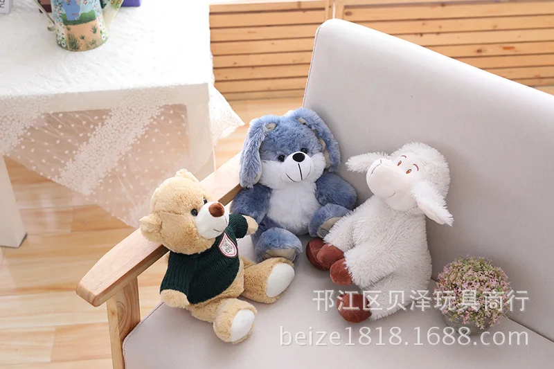 Lavender Fragrance Stuffed Animal Toy Dog Elephant Sheep Doll Containing Grains Baby Comforter Toys Gift